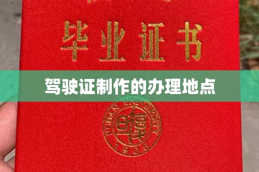 麻山驾驶证制作的办理地点