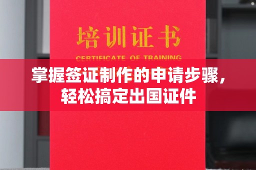 麻山掌握签证制作的申请步骤，轻松搞定出国证件