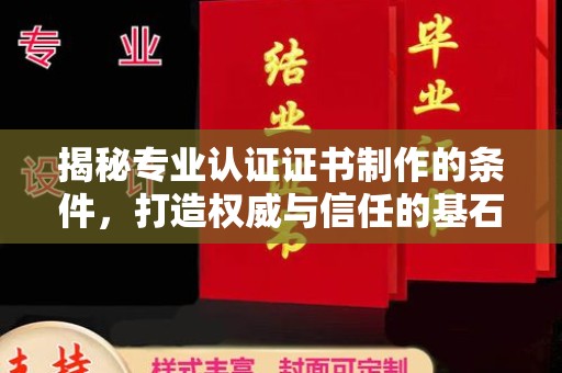 麻山揭秘专业认证证书制作的条件，打造权威与信任的基石