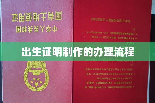 麻山出生证明制作的办理流程